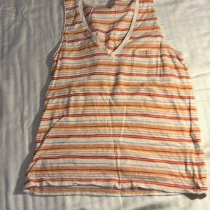 Madewell Striped Tank Top Size S